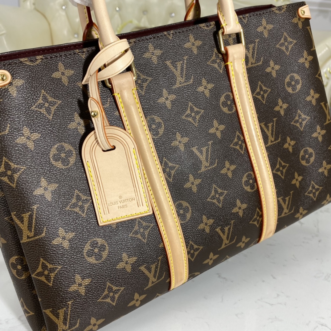 Louis Vuitton SOUFFLOT MM Handbag Monogram M44816